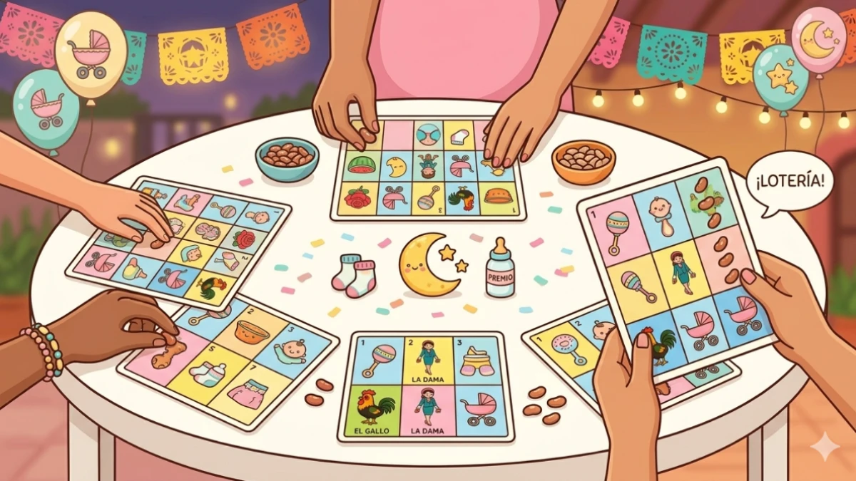 Lotería para baby shower: ideas, tablas y todo lo que necesitas