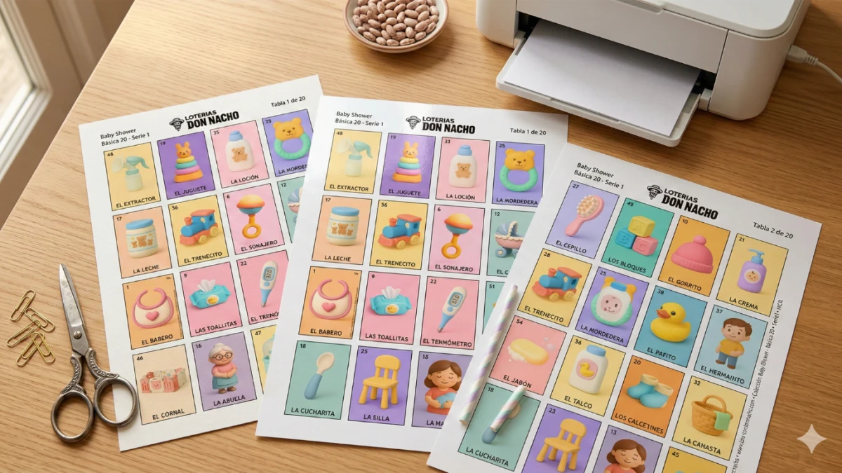 ¿Qué papel usar para imprimir tus tablas de lotería?